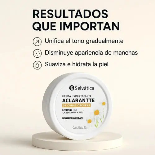 Crema Humectante Aclarante – Luz Visible para tu Piel