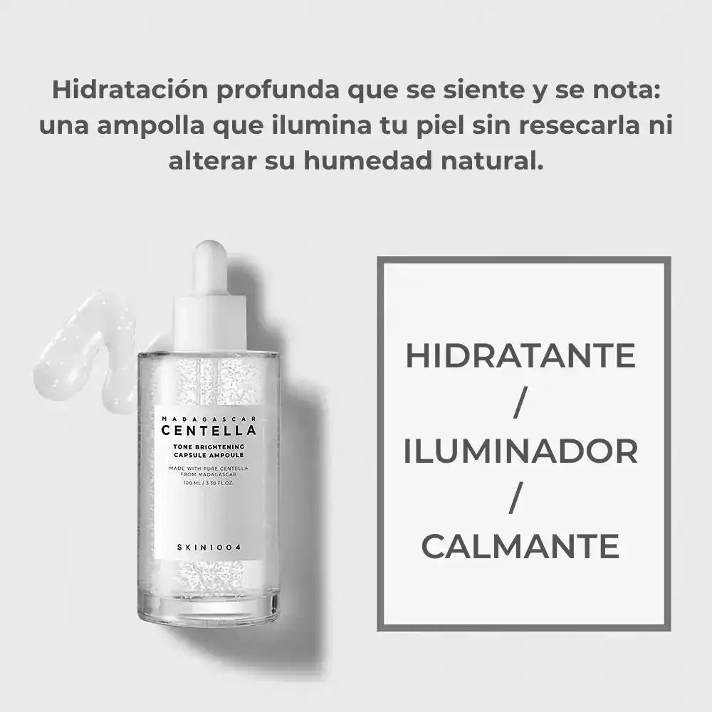 AMPOLLA ILUMINADORA CON CENTELLA ASIÁTICA