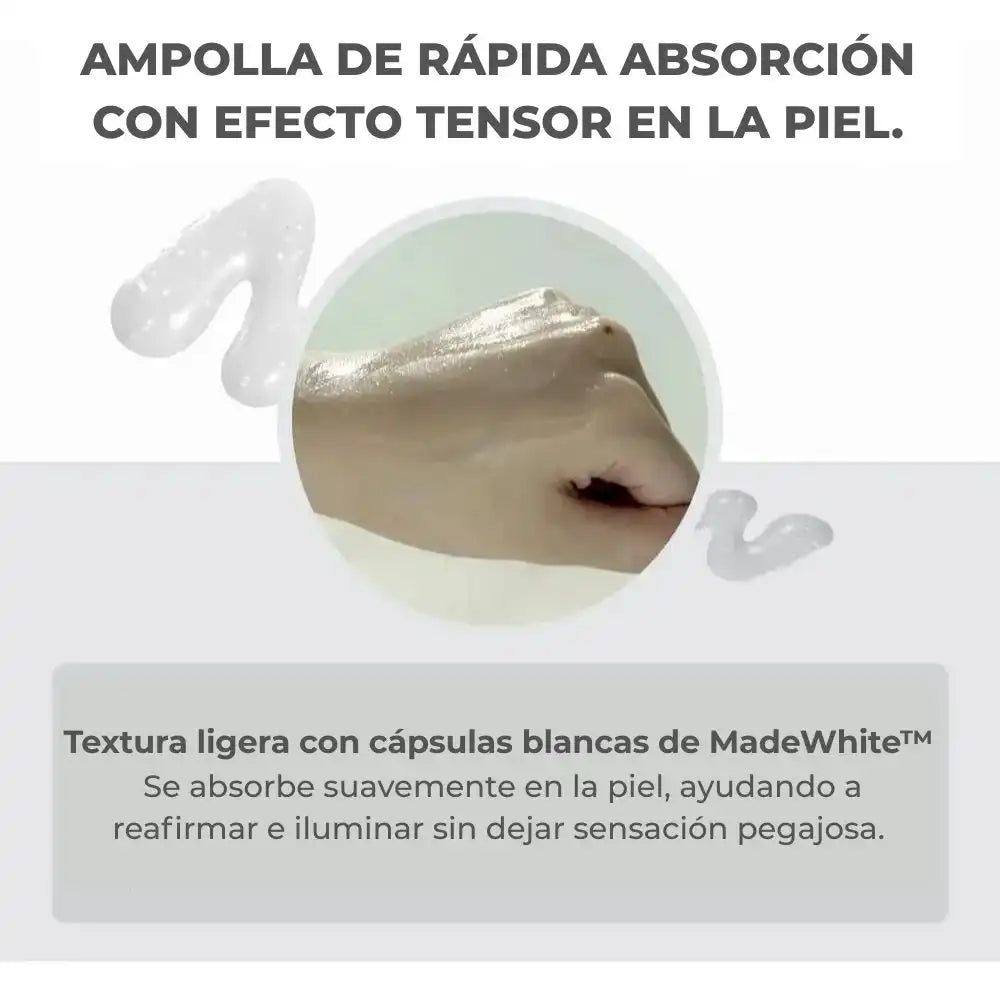 AMPOLLA ILUMINADORA CON CENTELLA ASIÁTICA