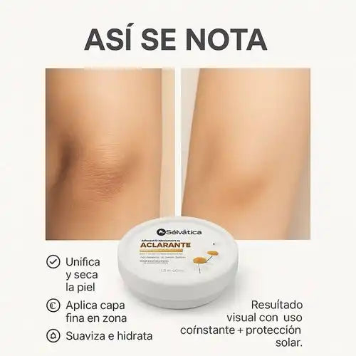 Crema Humectante Aclarante – Luz Visible para tu Piel